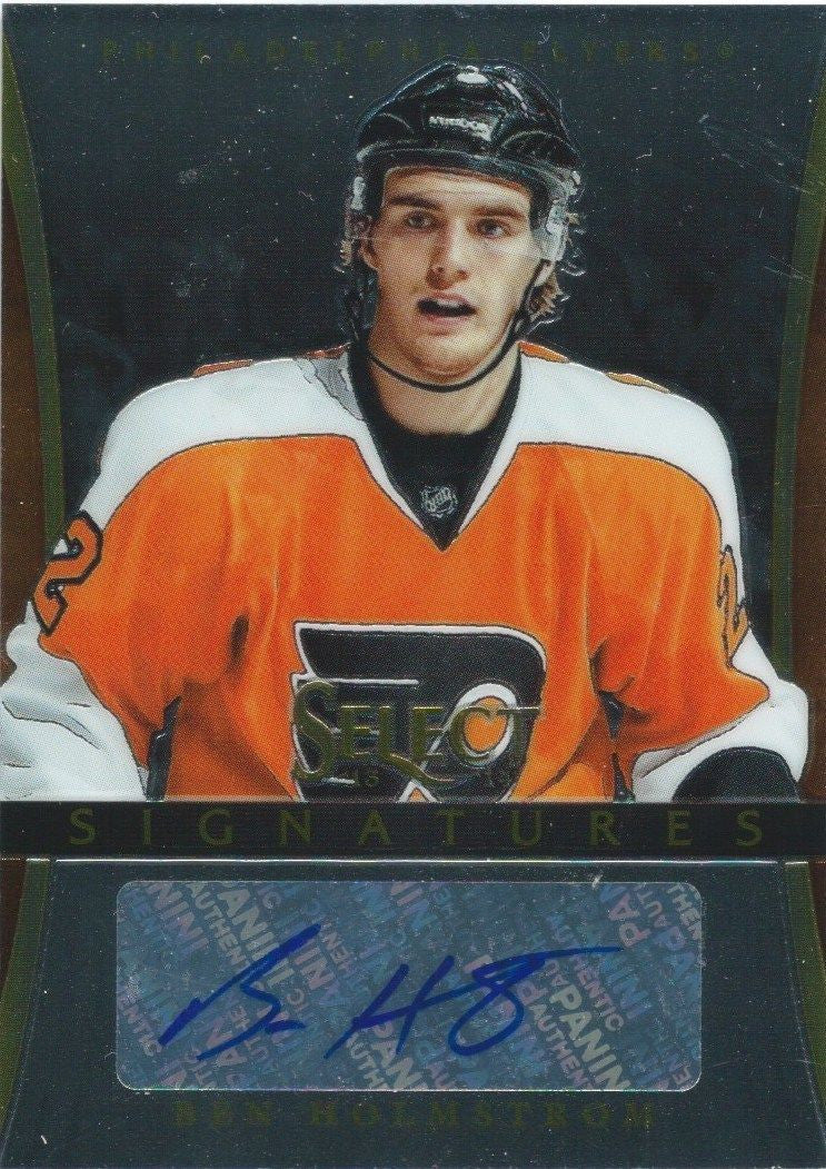 2013-14 Panini Select Signatures BEN HOLMSTROM Autograph Auto Hockey 00211