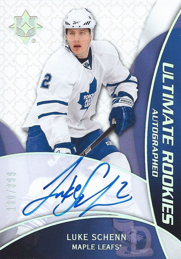 2008-09 Ultimate Collection LUKE SCHENN Auto RC 130/399 Auto Rookie 00031