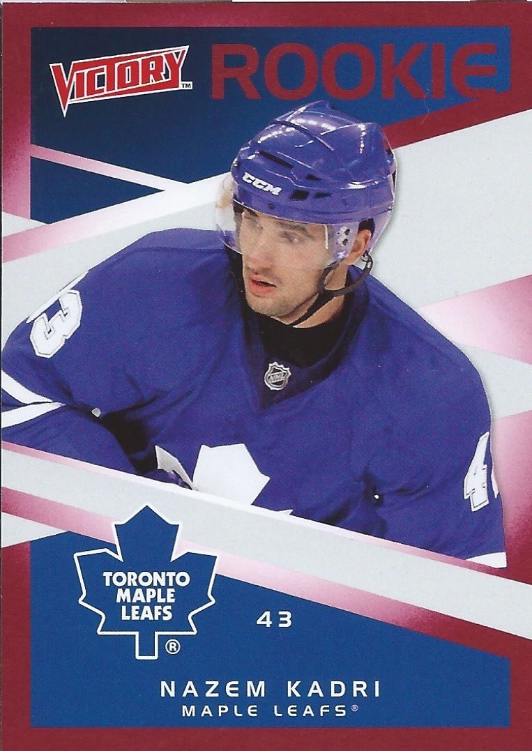 2010-11 Upper Deck Victory Red NAZEM KADRI Rookie UD RC NHL Leafs 00865 Image 1