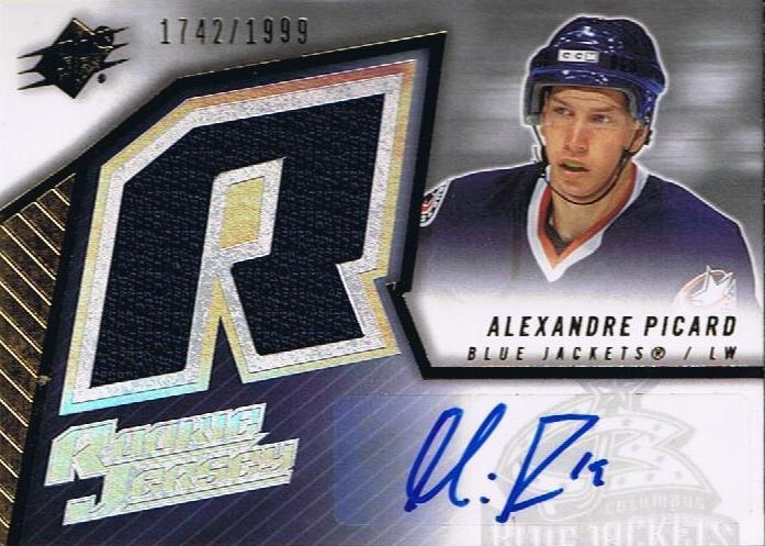 2005-06 SPX OLE-KRISTIAN TOLLEFSEN Auto / Jersey RC 1316/1999 Rookie 00066 Image 1