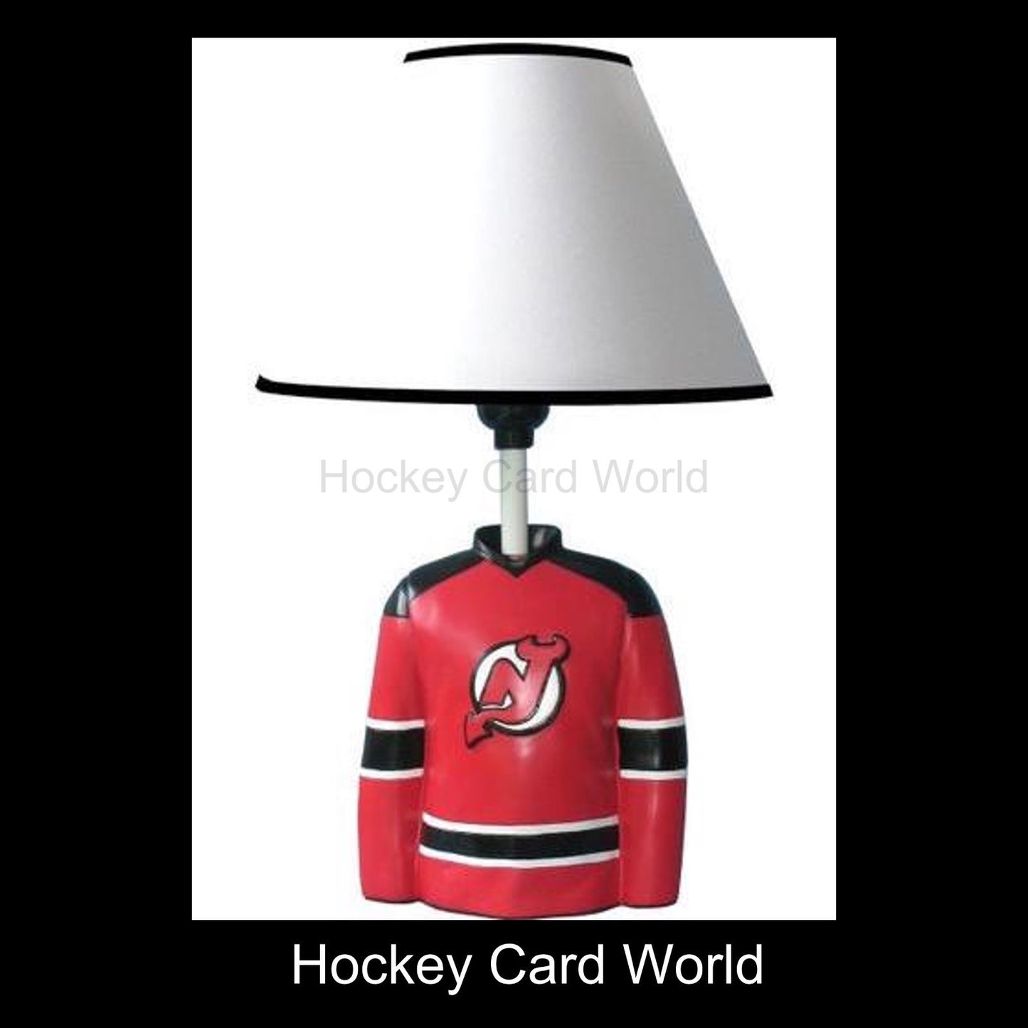 New Jersey Devils NHL Authentic Jersey 15.5" Lamp - Brand New In Box Image 1