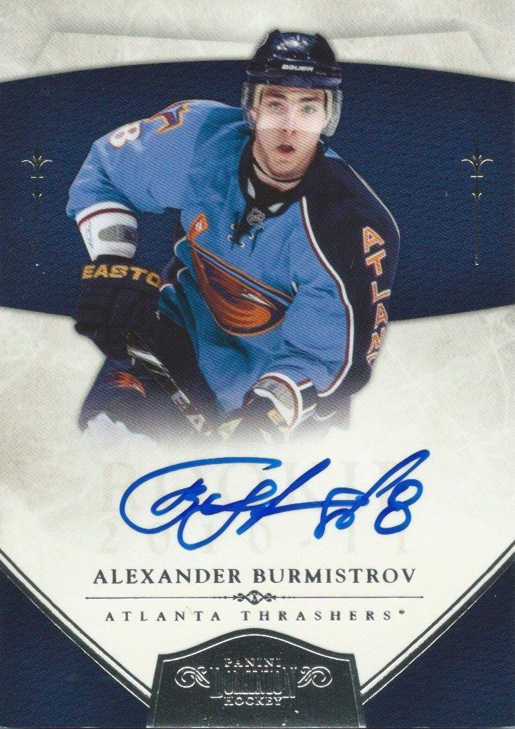 2010-11 Dominion #154 ALEXANDER BURMISTROV 23/199 Auto Rookie RC 00013 Image 1