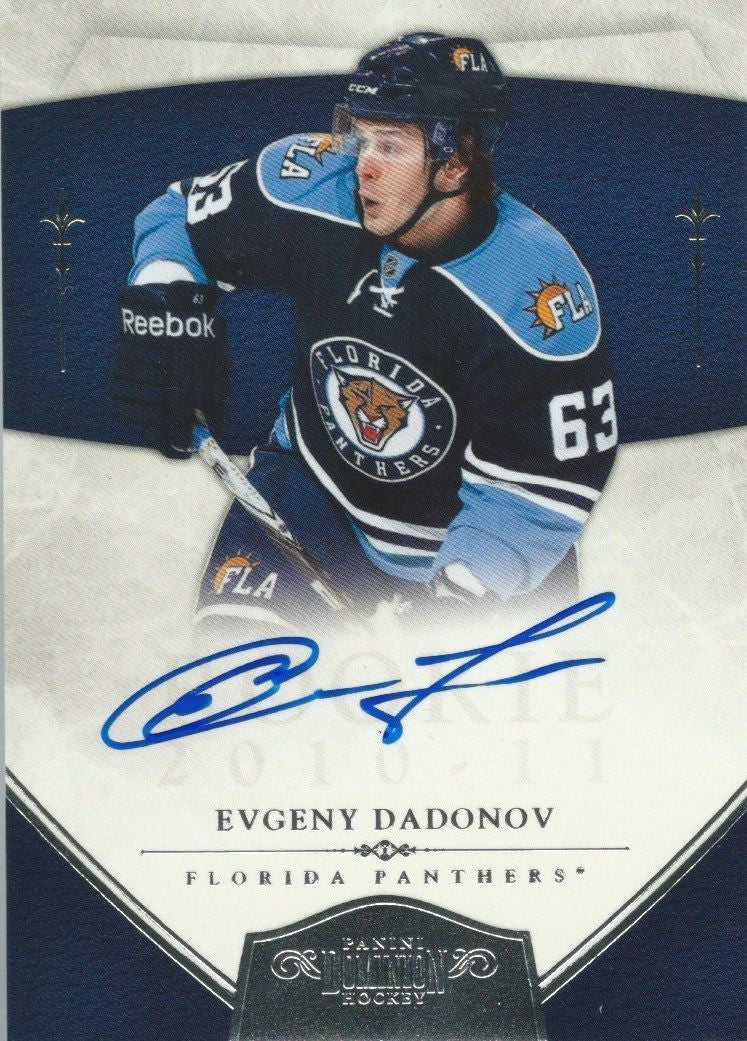 2010-11 Dominion #183 EVGENY DADONOV 106/199 Auto Rookie RC 00011