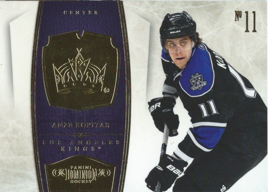 2010-11 Dominion #44 ANZE KOPITAR 161/199 Panini Hockey Card NHL 00572 Image 1