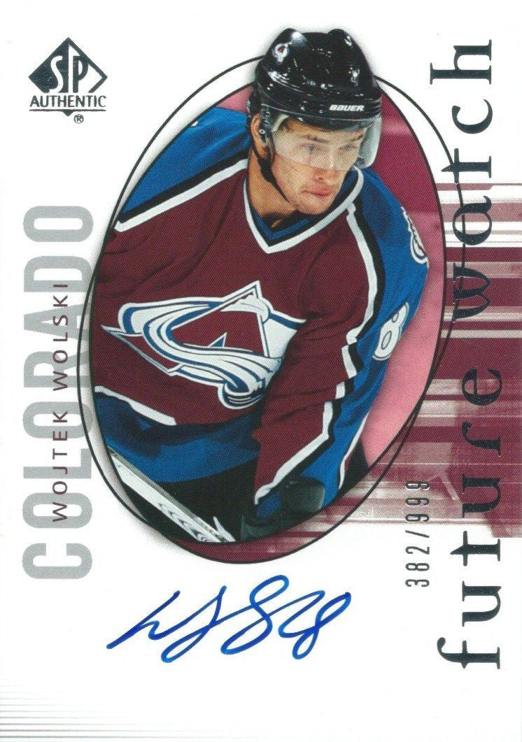2005-06 SP Authentic WOJTEK WOLSKI Auto Rookie 382/999 RC Signature 00028