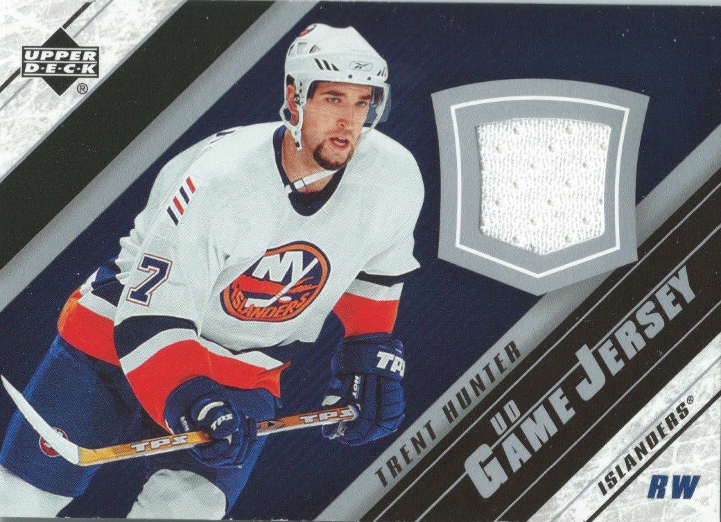 2005-06 Upper Deck Game Jersey TRENT HUNTER NHL Hockey 00206 Image 1