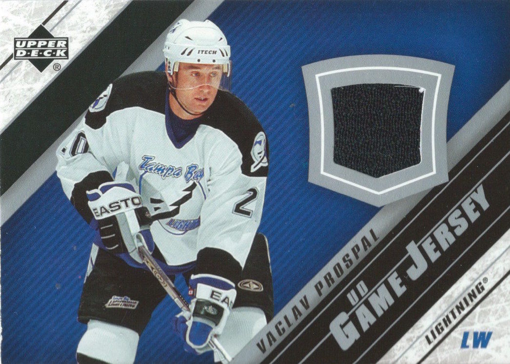 2005-06 Upper Deck Game Jersey VACLAV PROSPAL NHL Hockey 00383 Image 1