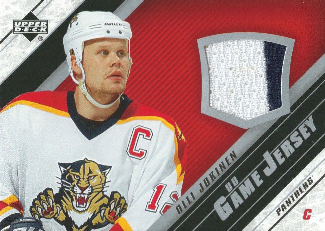 2005-06 Upper Deck Game Jersey OLLI JOKINEN NHL Hockey 00691 Image 1