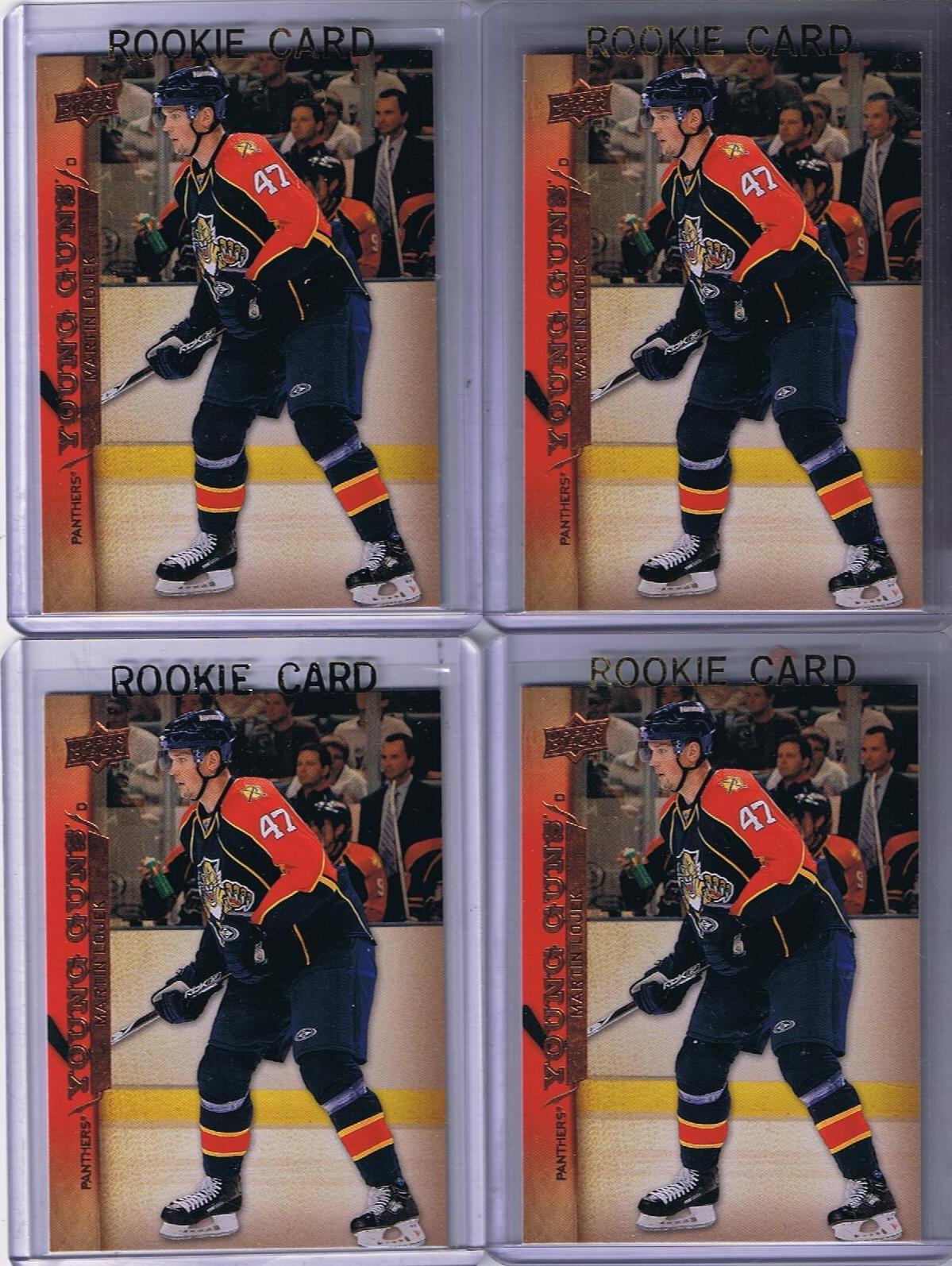 2007-08 Upper Deck YG MARTIN LOJEK Young Guns Rookie Panthers 02203 Image 1