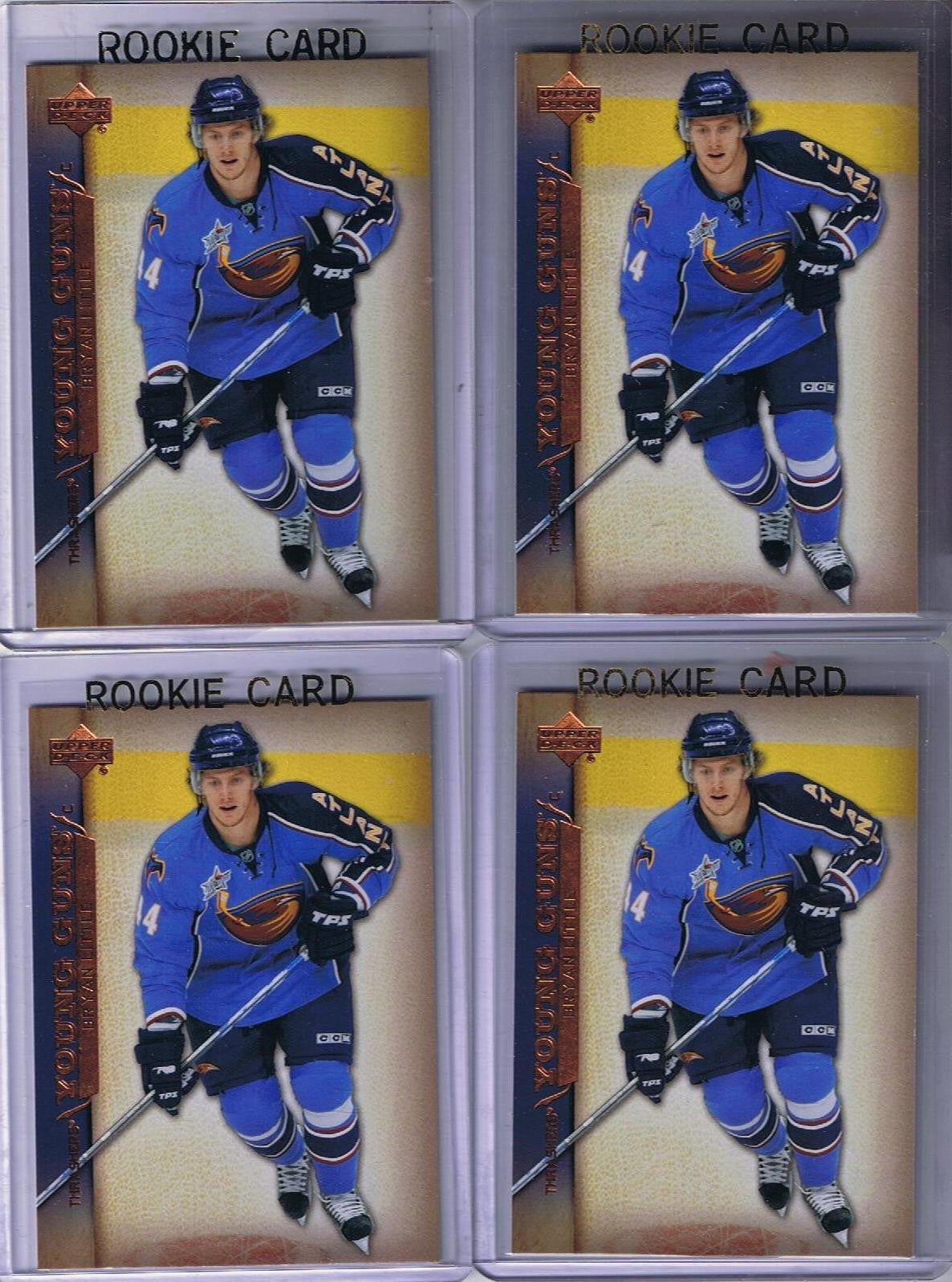 2007-08 Upper Deck YG BRIAN LITTLE Young Guns Rookie Thrashers 02202