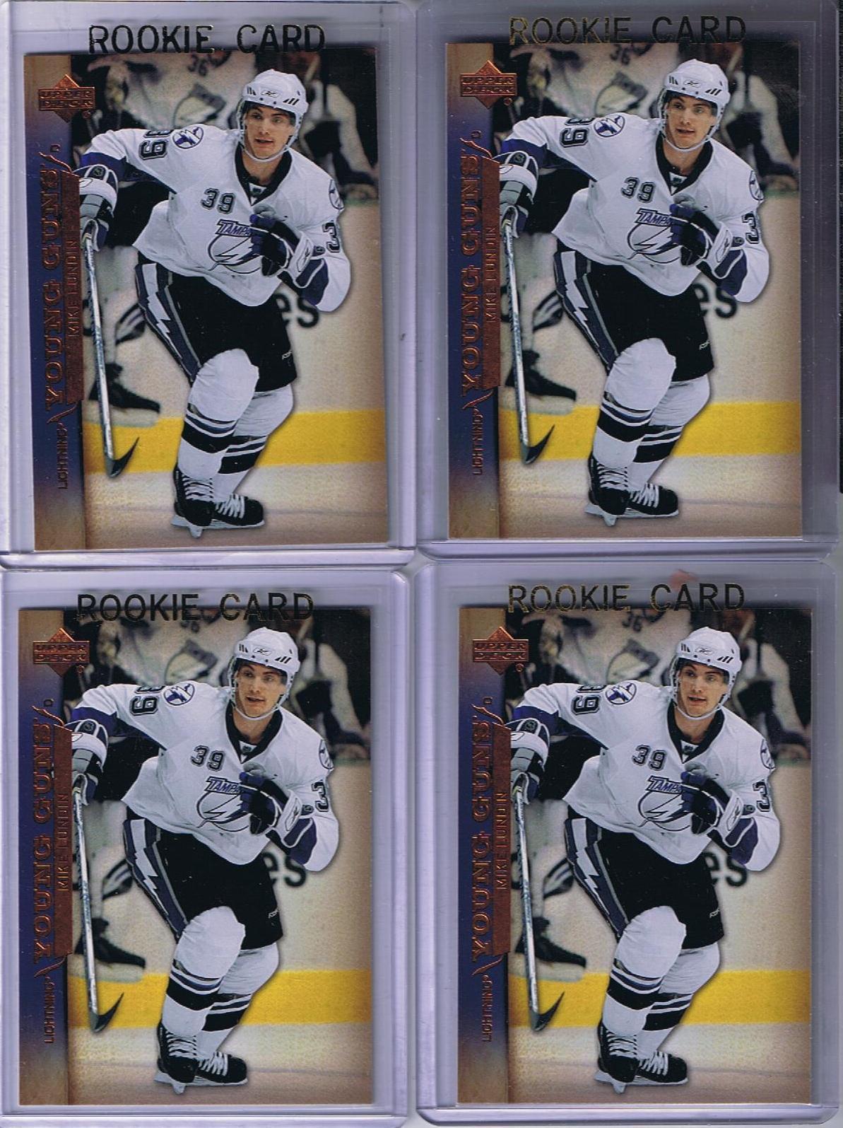 2007-08 Upper Deck YG MIKE LUNDIN Young Guns Rookie TB Lightning 02208 Image 1