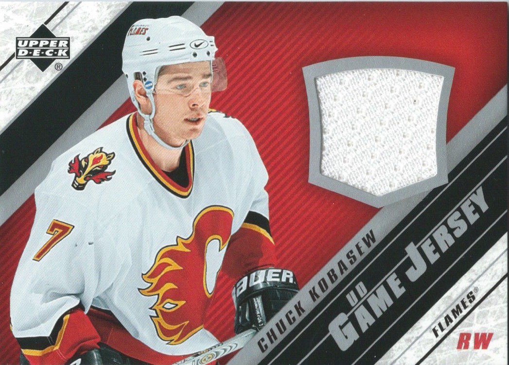 2005-06 Upper Deck Game Jersey CHUCK KOBASEW NHL Hockey 00717 Image 1