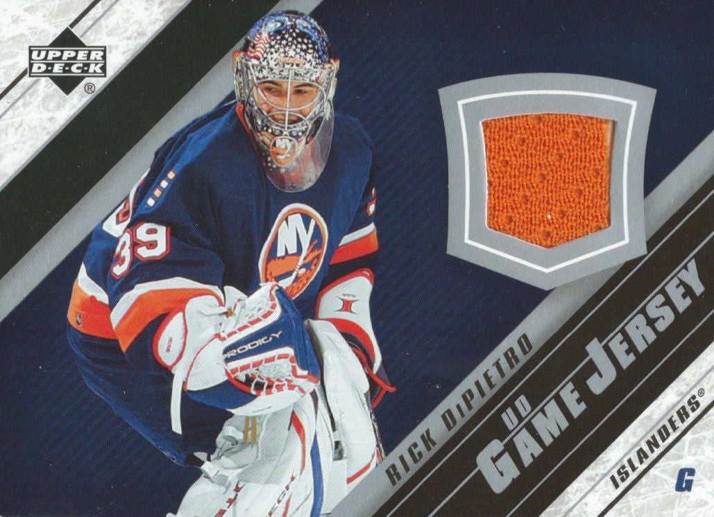 2005-06 Upper Deck Game Jersey RICK DIPIETRO NHL Hockey 00718