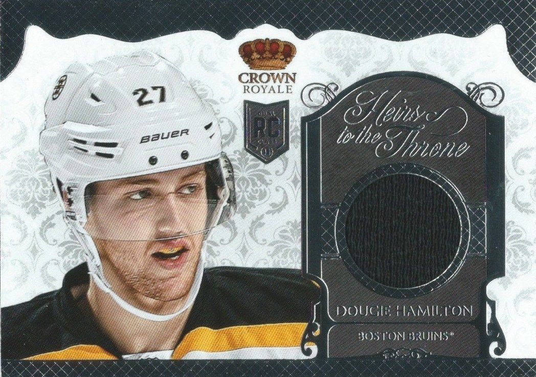 2013-14 Crown Royale Heirs to the Throne DOUGIE HAMILTON Jersey RC 01567 Image 1