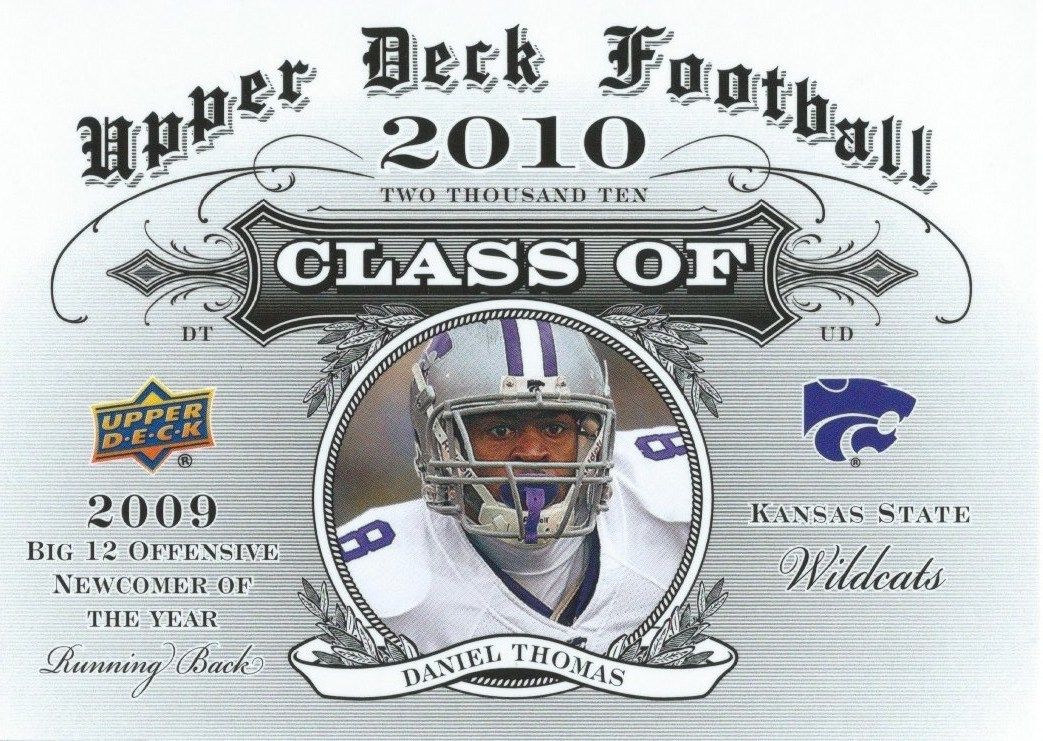 2011 Upper Deck Class of DANIEL THOMAS UD Football 01017 Image 1