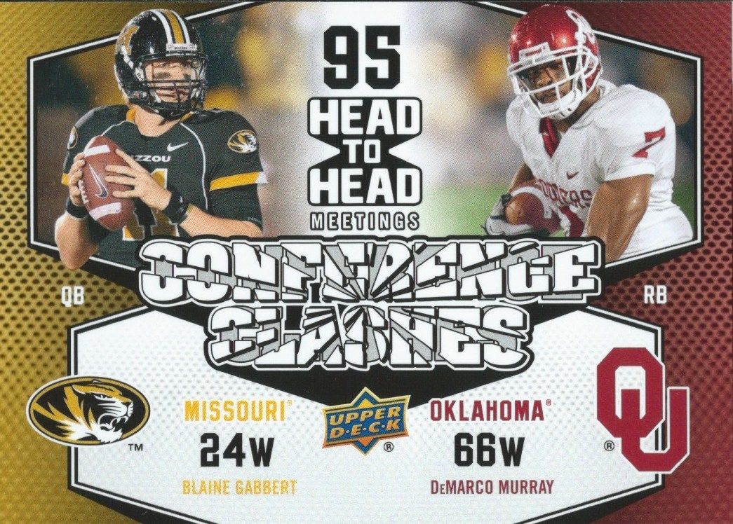 2011 Upper Deck Conference Clashes GABBERT / MURRAY UD Football Image 1