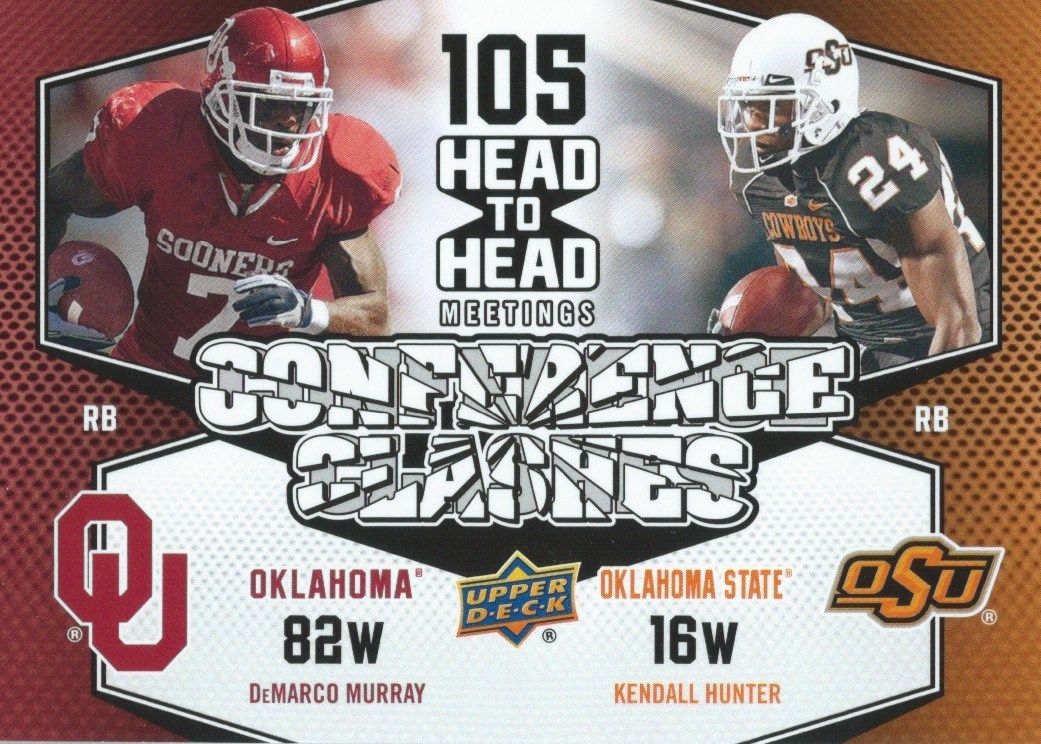 2011 Upper Deck Conference Clashes MURRAY / HUNTER UD Football 01057 Image 1
