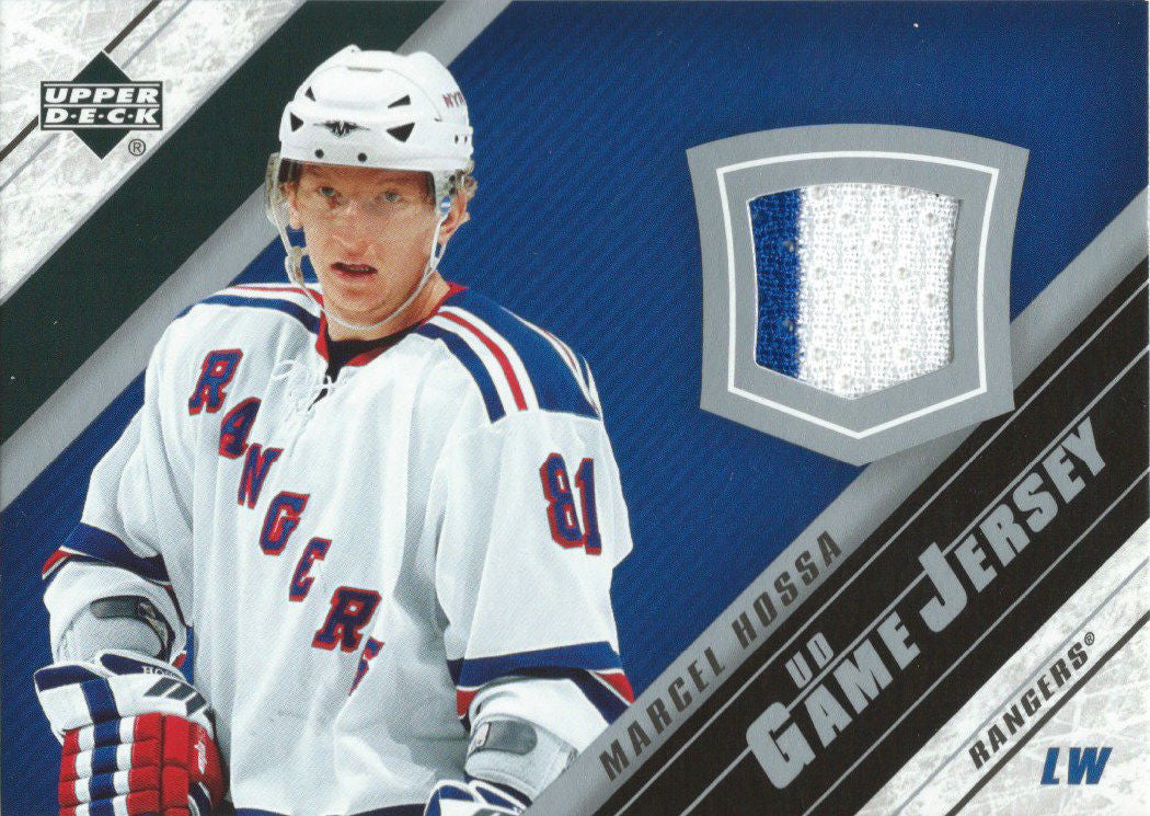 2005-06 Upper Deck Game Jersey MARCEL HOSSA NHL Hockey 00683
