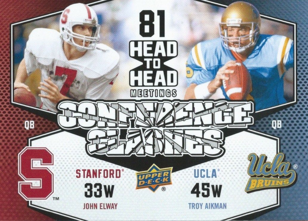 2011 Upper Deck Conference Clashes ELWAY / AIKMAN UD Football 01058 Image 1