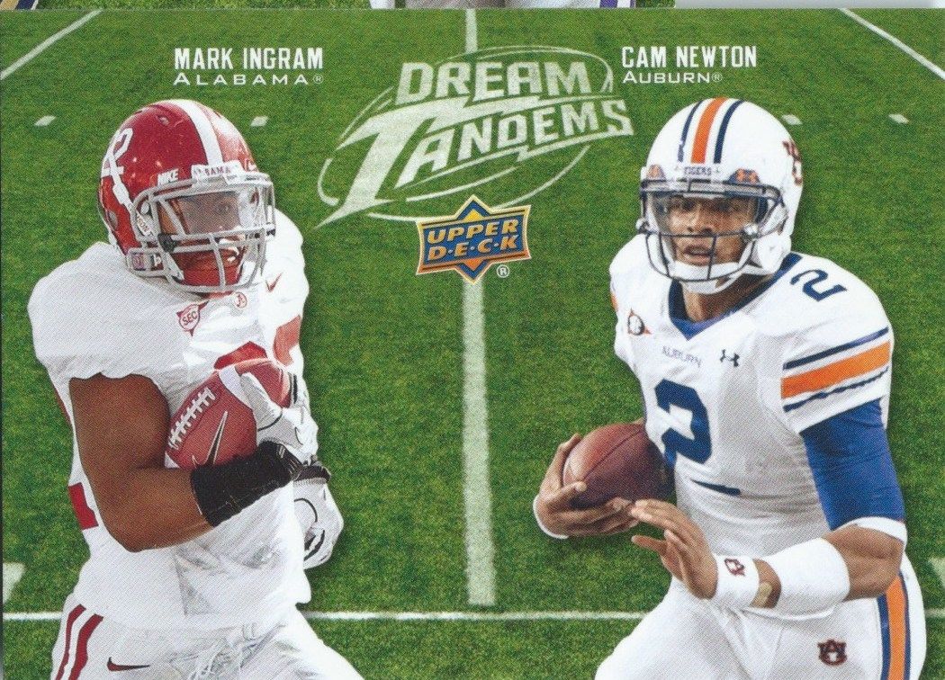 2011 Upper Deck Dream Tandems INGRAM / NEWTON UD Football 01020 Image 1
