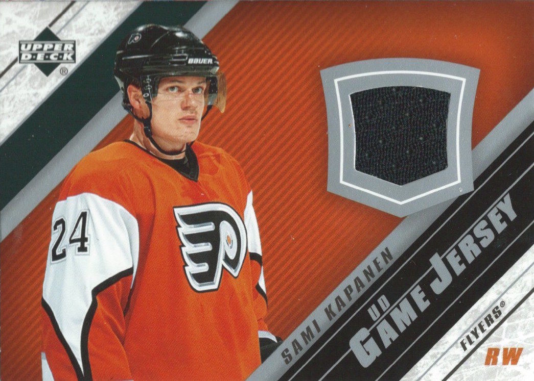 2005-06 Upper Deck Game Jersey SAMI KAPANEN NHL Hockey 00688 Image 1
