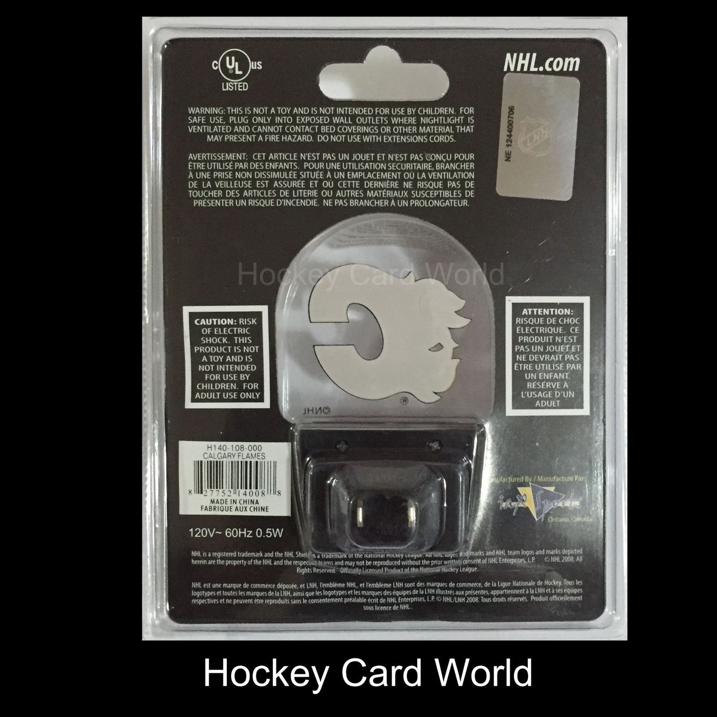 Calgary Flames Licensed NHL LED Night Light - Brand New In Box