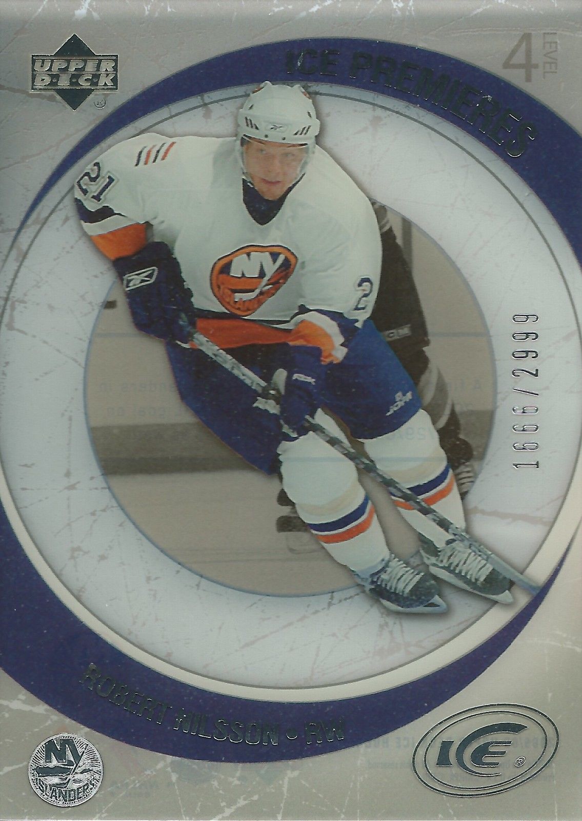 2005-06 UD Ice ROBERT NILSSON RC #/2999 Ice Premiers Rookie 01547 Image 1