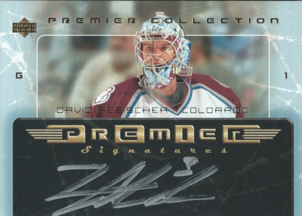 2003-04 Upper Deck Premier Collection DAVID AEBISCHER Autograph 00680 Image 1