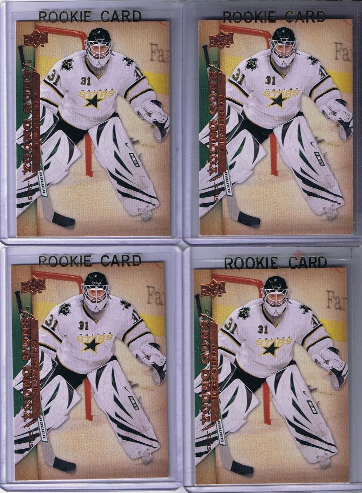 2007-08 Upper Deck YG TOBIAS STEPHAN Young Guns Rookie Dallas Stars 02201 Image 1