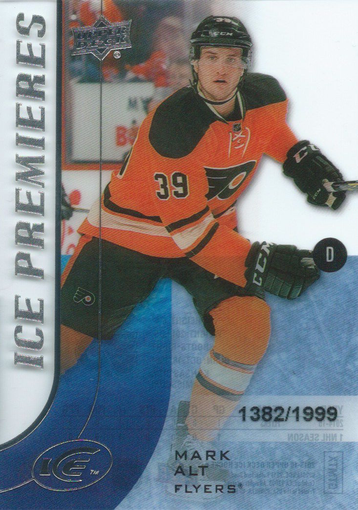2015-16 Upper Deck Ice Premiers Rookie MARK ALT /1999 RC 02106 Image 1