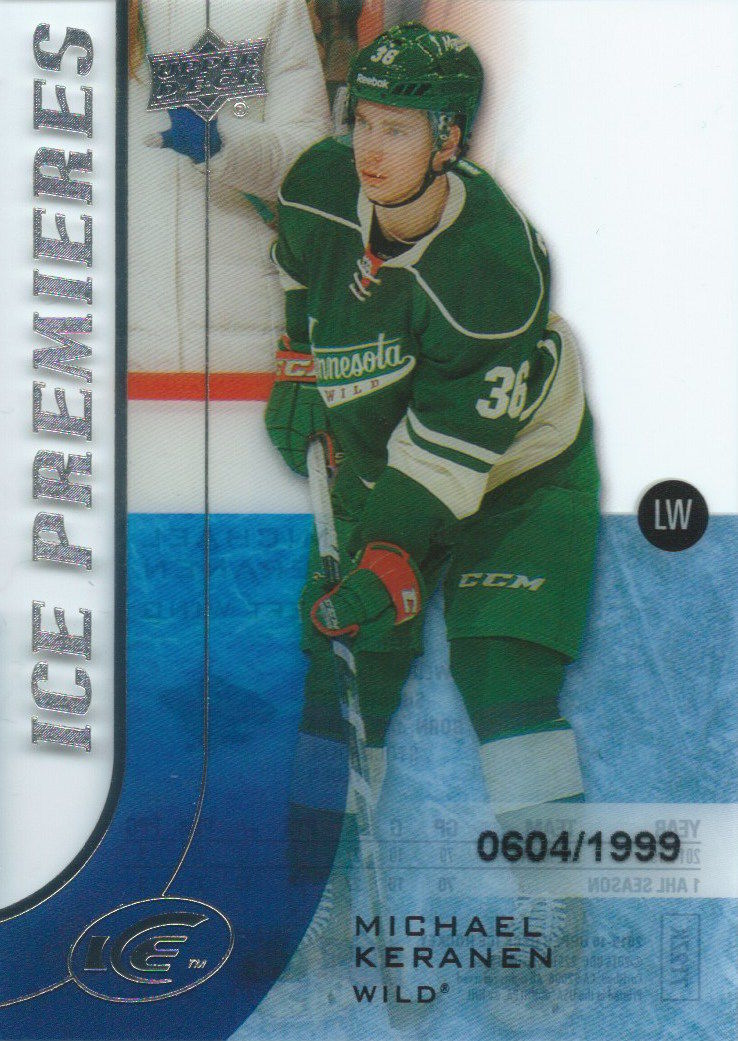 2015-16 Upper Deck Ice Premiers Rookie MICHAEL KERANEN /1999 RC 02090 Image 1