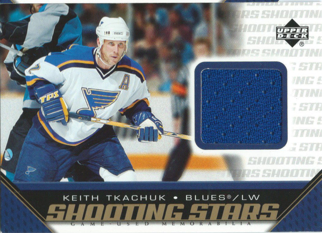 2005-06 Upper Deck Shooting Stars KEITH TKACHUK Jersey UD NHL 01885
