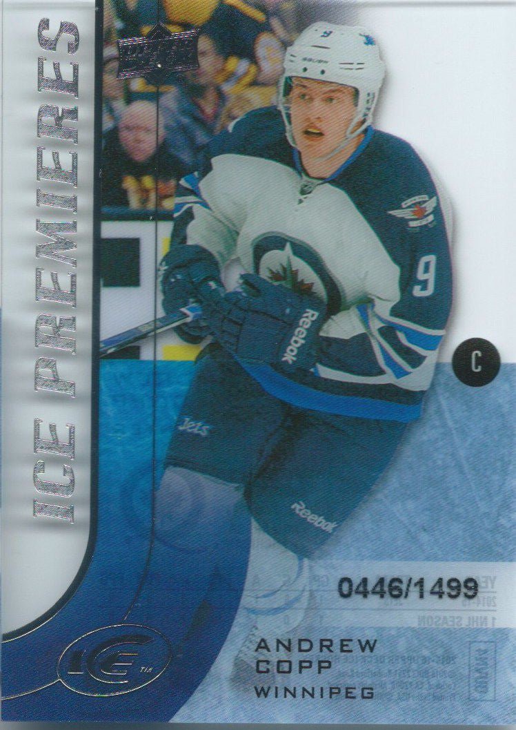 2015-16 Upper Deck Ice Premiers Rookie ANDREW COPP /1499 RC 02119