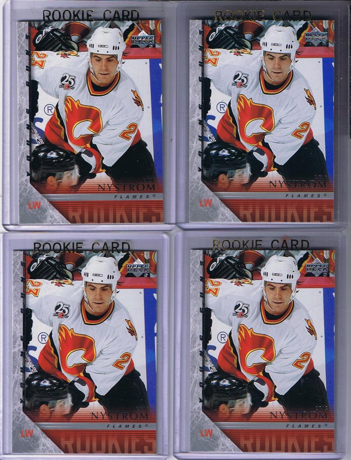 2005-06 Upper Deck YG ERIC NYSTROM Young Guns Rookie Calgary Flames 02323 Image 1