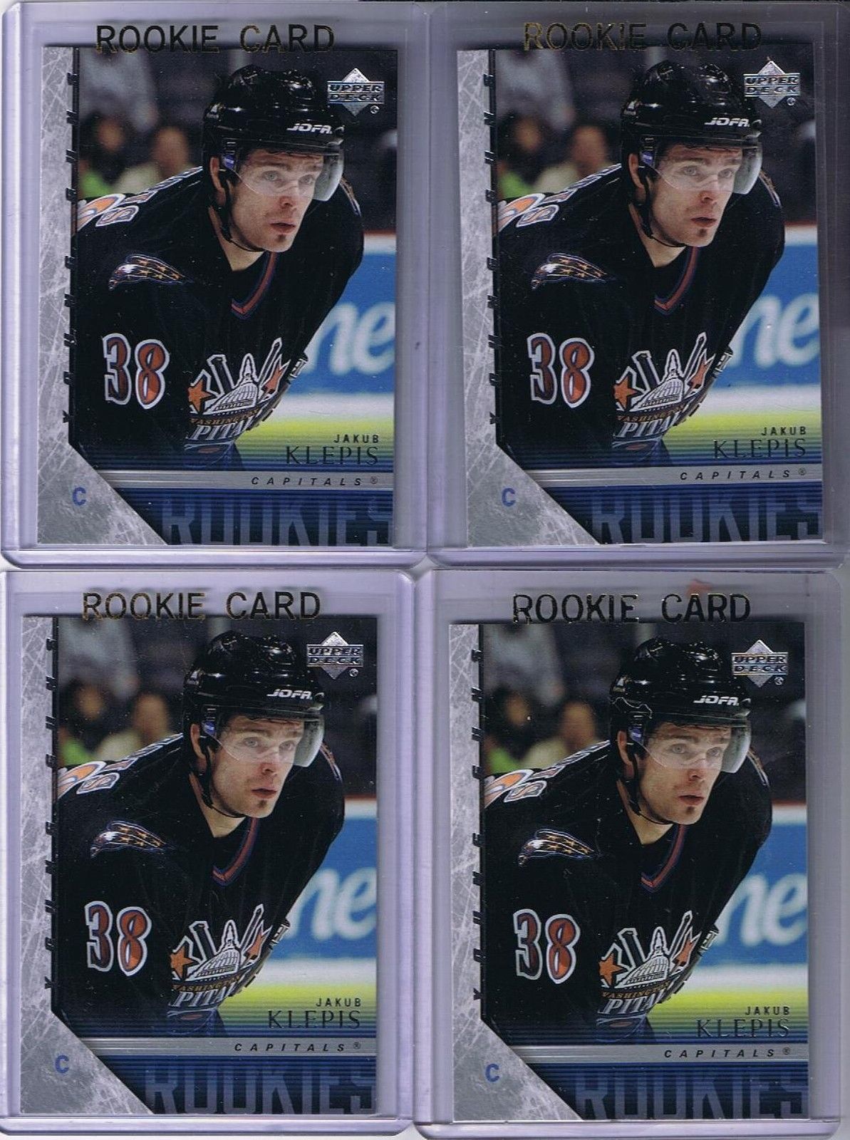 2005-06 Upper Deck YG JAKUB KLEPIS Young Guns Rookie Capitals 02326 Image 1