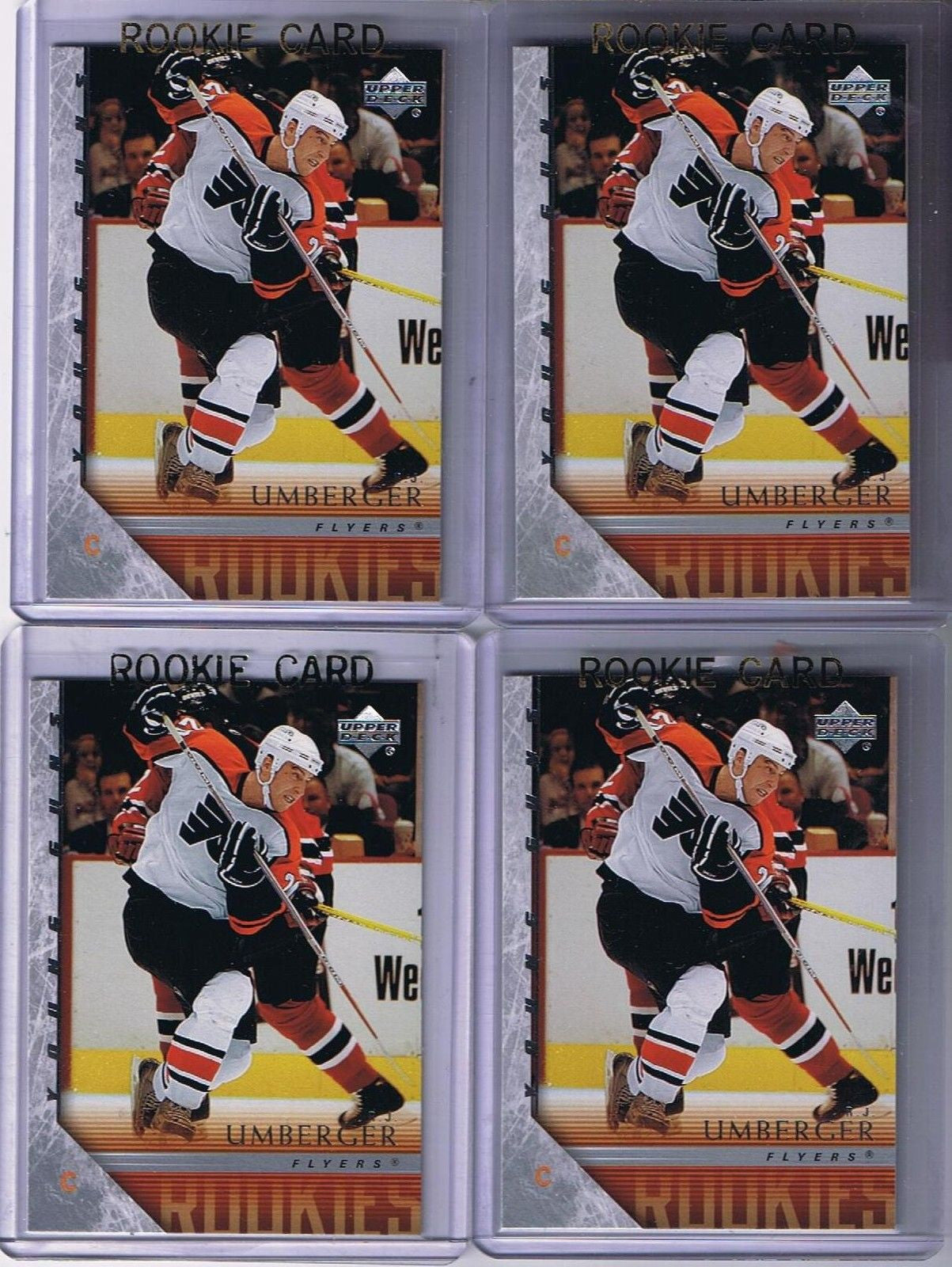 2005-06 Upper Deck YG R.J. UMBERGER Young Guns Rookie Flyers 02322