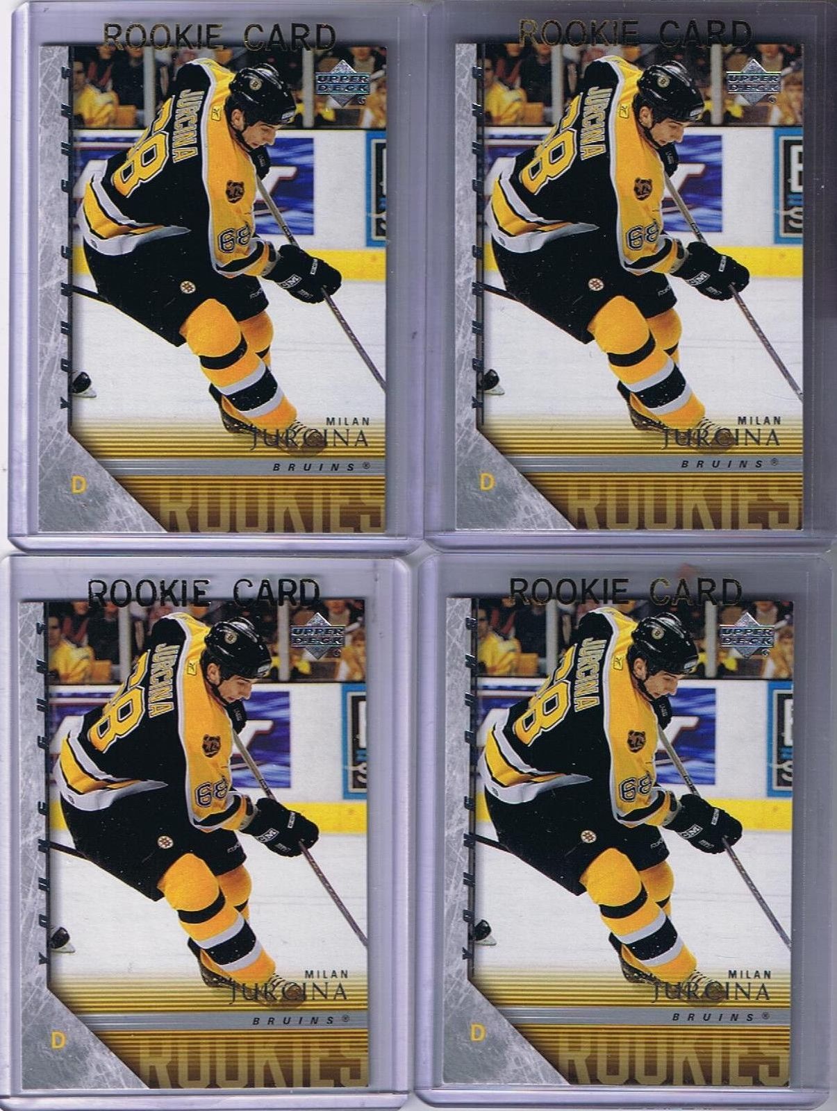 2005-06 Upper Deck YG MILAN JURCINA Young Guns Rookie Boston Bruins 02329 Image 1