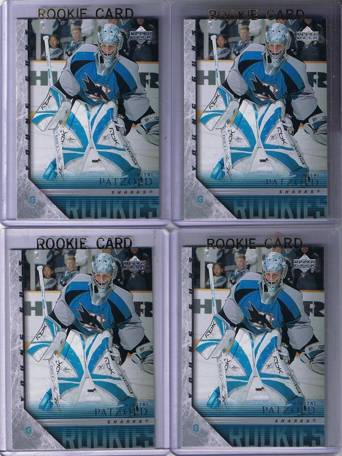2005-06 Upper Deck YG DIMITRI PATZOLD Young Guns Rookie SJ Sharks 02321
