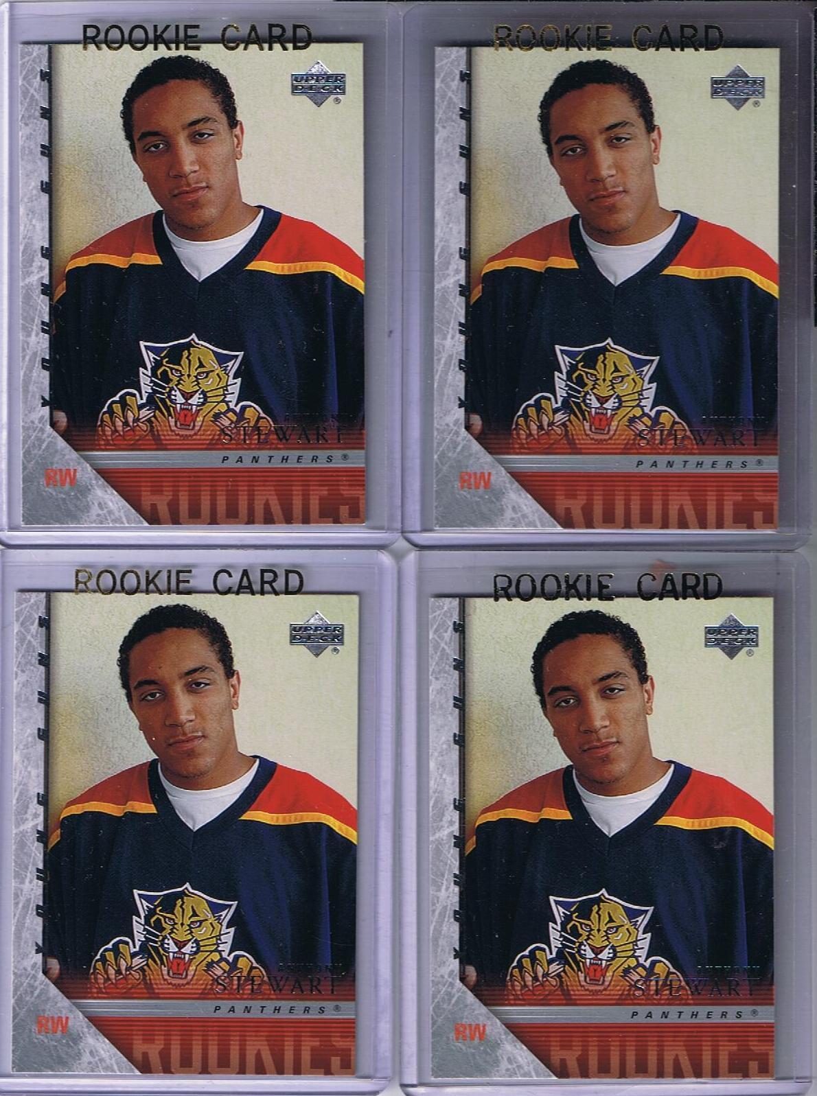 2005-06 Upper Deck YG ANTHONY STEWART Young Guns Rookie Panthers 02320 Image 1