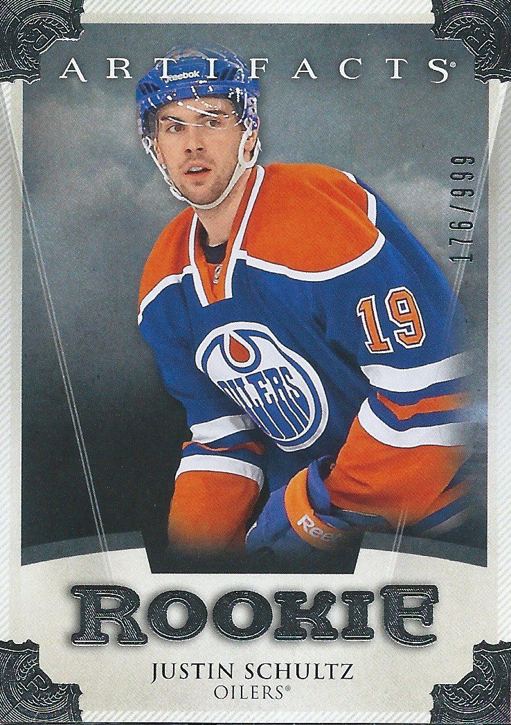 2013-14 Upper Deck Artifacts JUSTIN SCHULTZ 176/999 Rookie RC 02006 Image 1