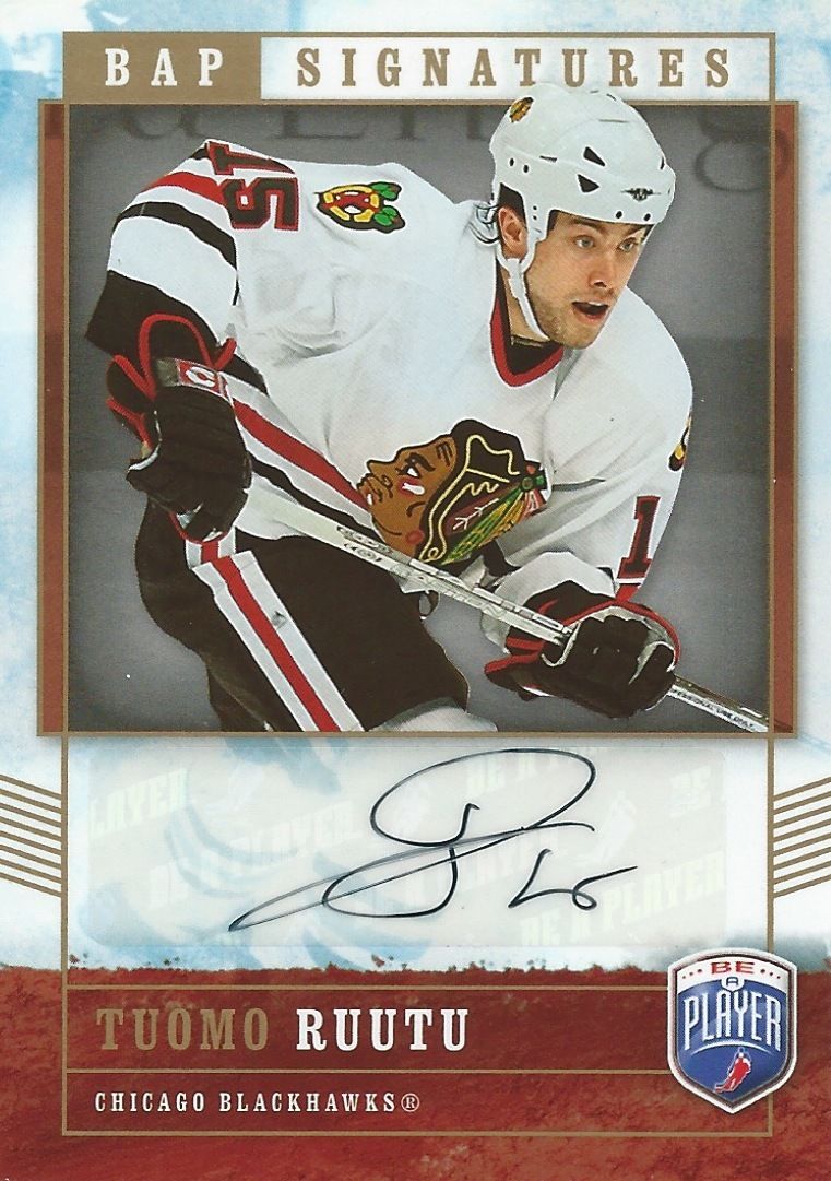 2006-07 Be A Player Signatures Auto TUOMO RUUTU Autographs UD 00267 Image 1