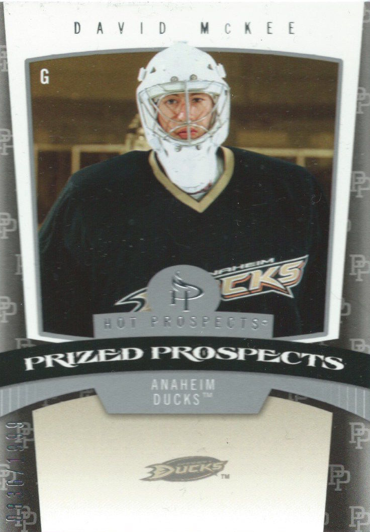 2006-07 Hot Prospects #143 DAVID McKEE 836/1999 Rookie RC NHL 00983 Image 1