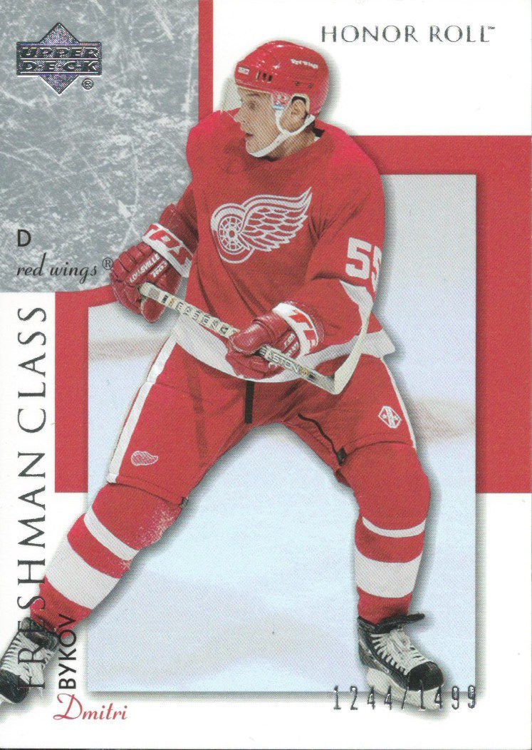 2002-03 Upper Deck Honor Roll #112 DMITRI BYKOV 1244/1499 Rookie RC 01014 Image 1