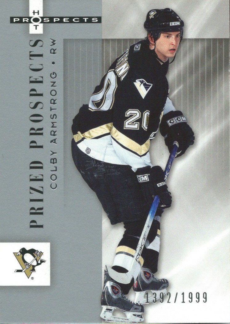 2005-06 Hot Prospects #161 COLBY ARMSTRONG Rookie 1392/1999 RC NHL 01008 Image 1