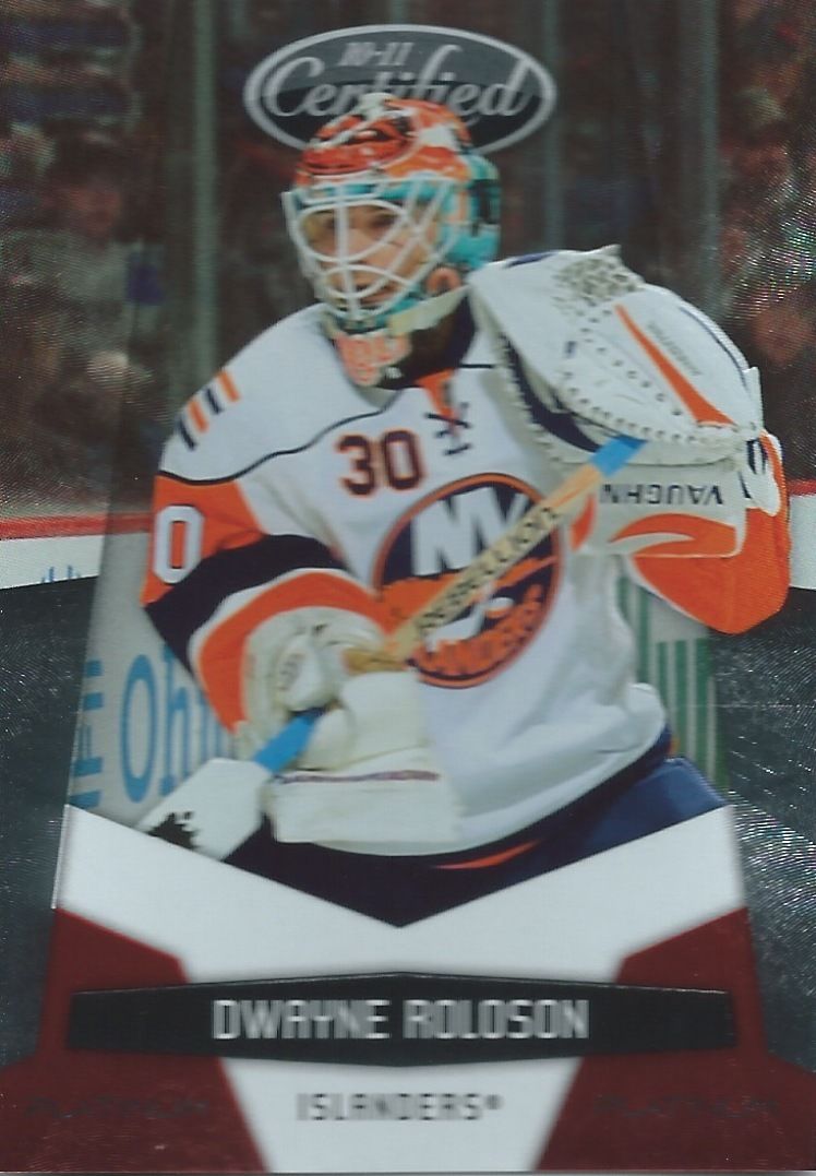 2010-11 Certified Platinum Red DWAYNE ROLOSON 223/999 Panini NY 00614 Image 1