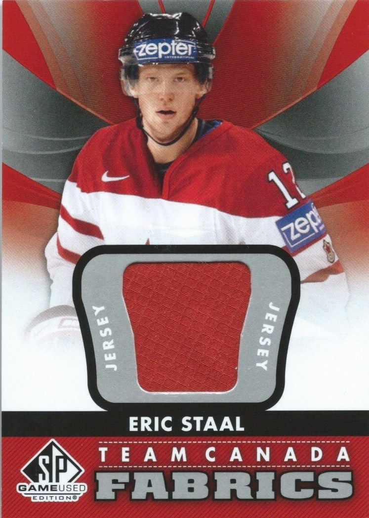 2012-13 SP Game Used Authentic Fabrics Canada ERIC STALL Materials 00796