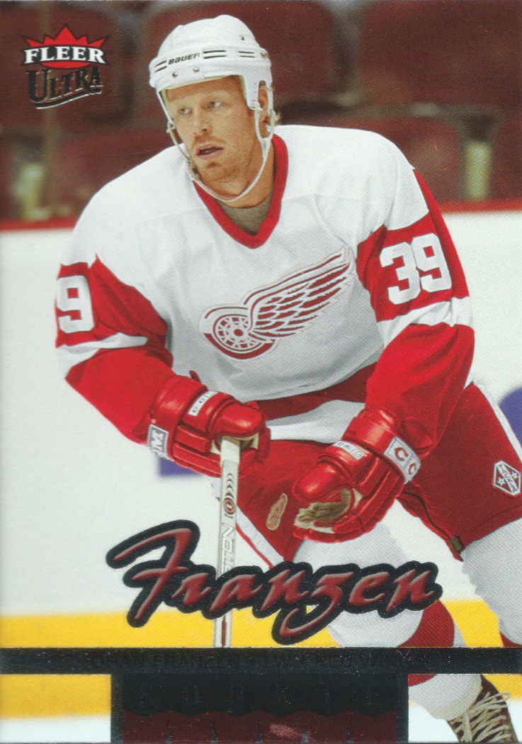 2005-06 Fleer Ultra #217 JOHAN FRANZEN Rookie RC NHL 01005 Image 1