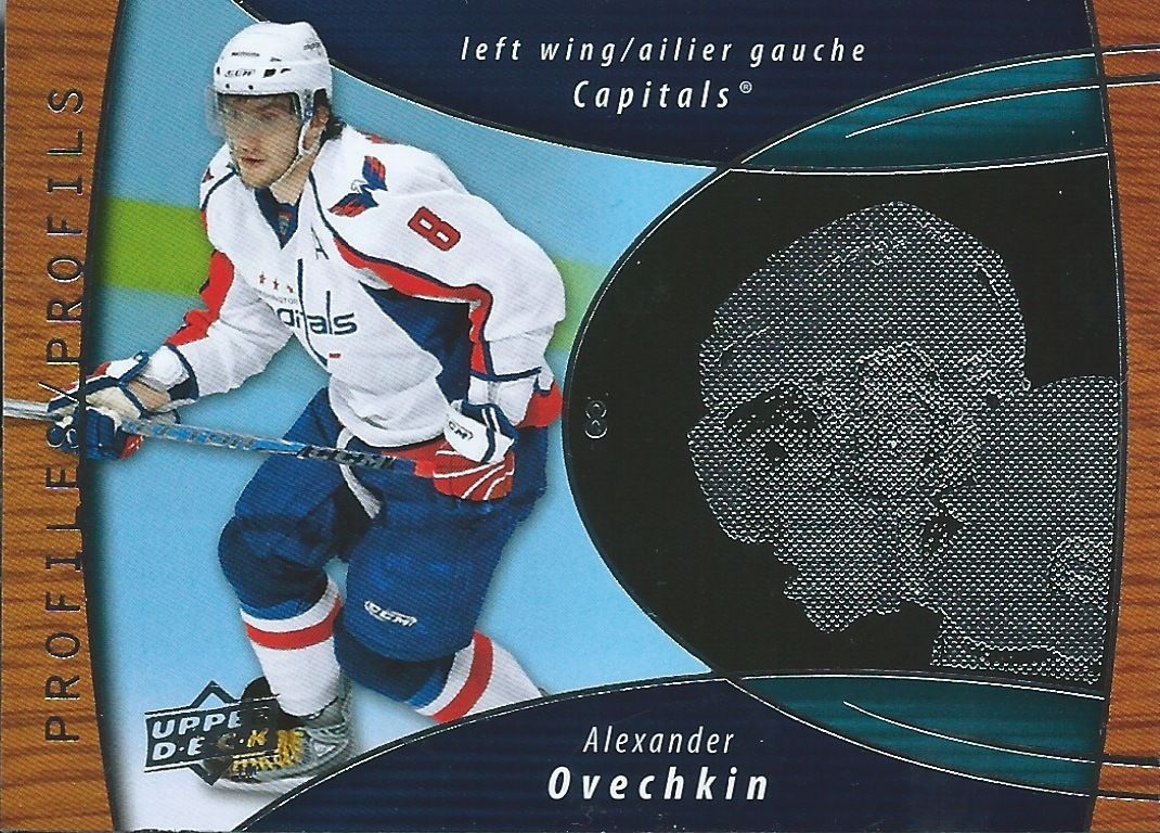 2008-09 UD McDonald's Profiles ALEXANDER OVECHKIN $20 UD 00692 01372 Image 1