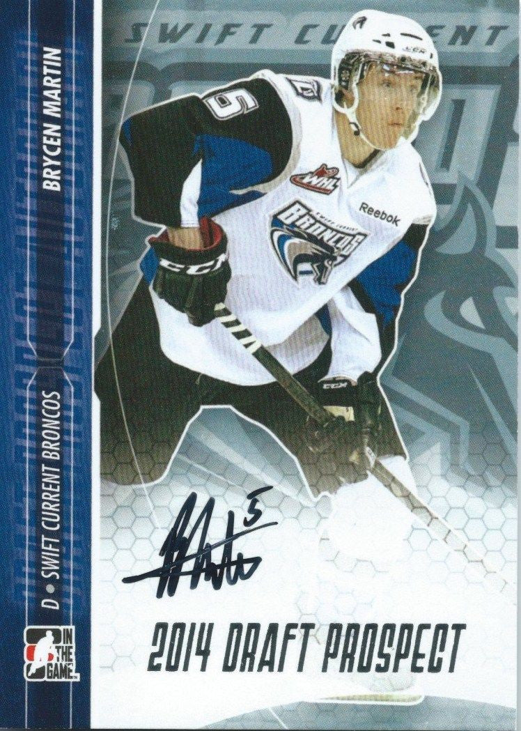 2014-15 ITG Draft Prospects Autographs BRYCEN MARTIN /200* Signature 00831