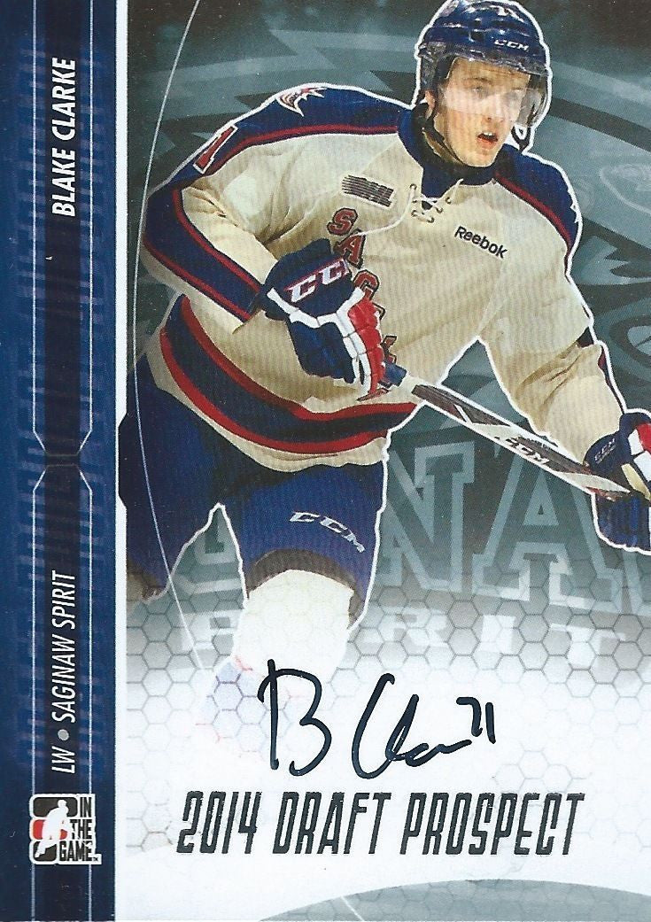 2014-15 ITG Draft Prospects Autographs BLAKE CLARKE /200* Signature 00416